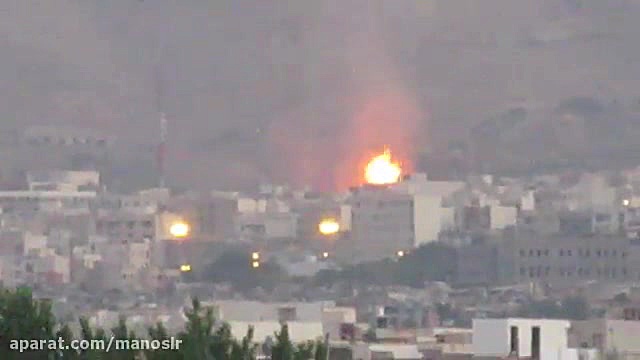 آتش سوزی لوله گاز در شهران