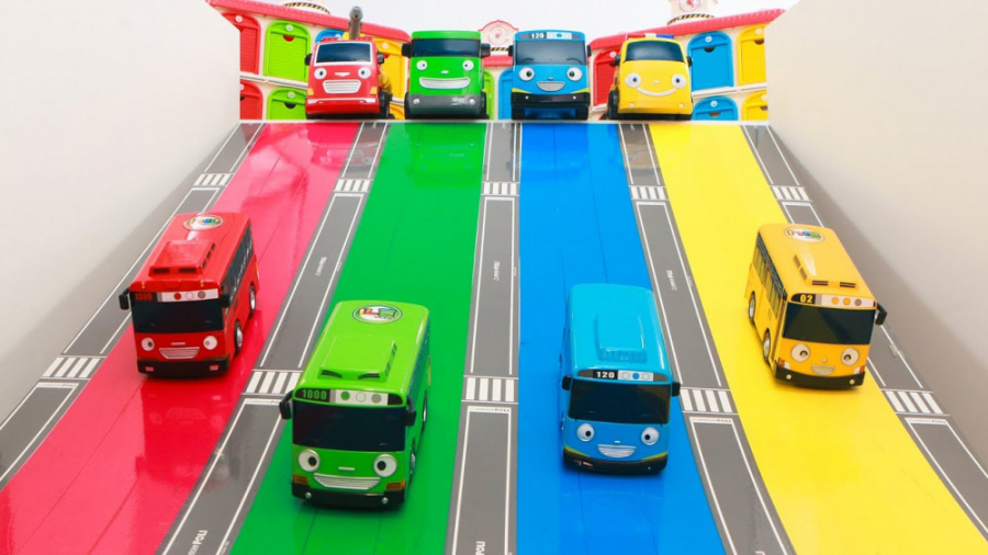 سرسره بازی ماشین های اسباب باز...