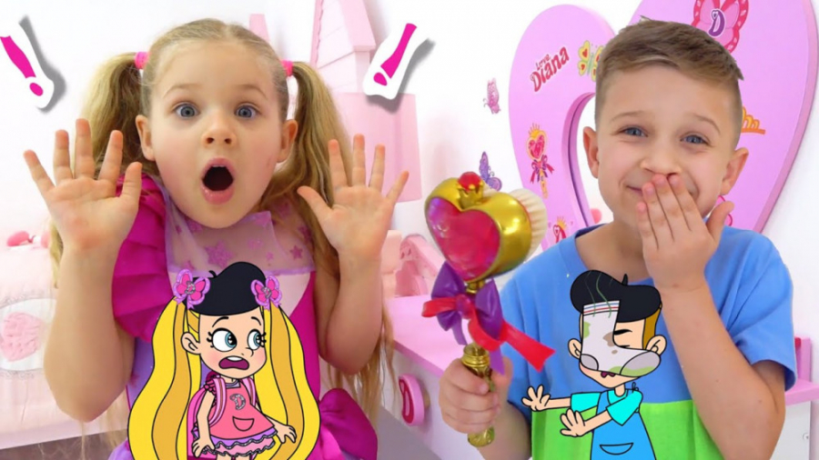 برنامه کودک دیانا و روما داستا...