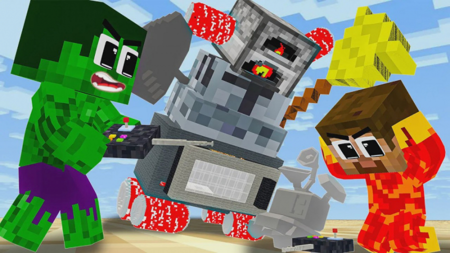 انیمیشن ماینکرافت | هالک یک رب...