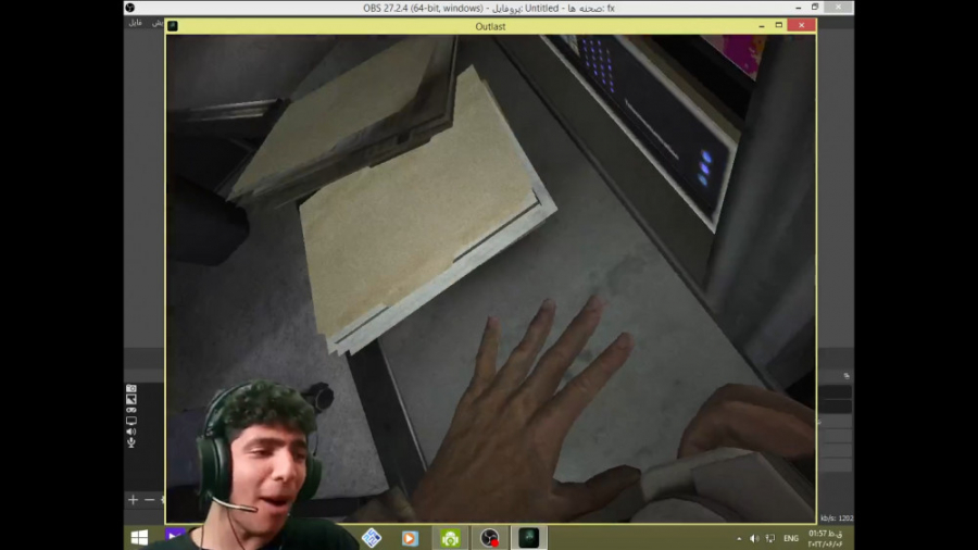 پارت 2 گیم پلی outlast 1 دیدار...