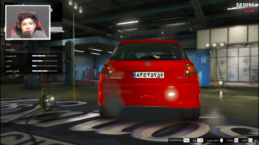 سوپر اسپرت پژو 206 در GTA V......