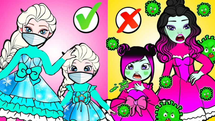 ایده کارتونی فروزن  ویروس  برن...