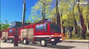 اسباب بازی ماشین آتش نشانی کود...