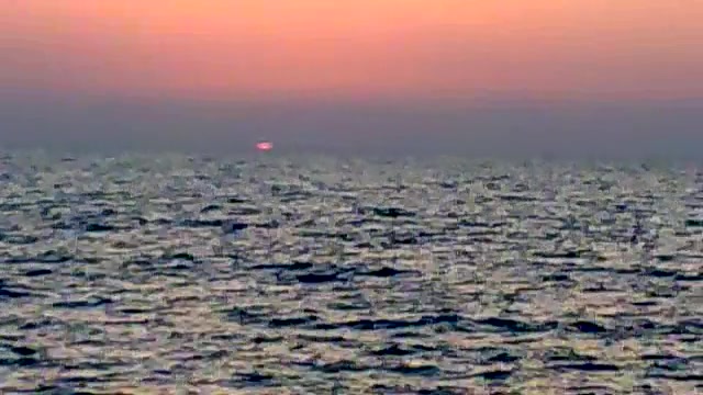 غروب زیبای خورشید در بوشهر