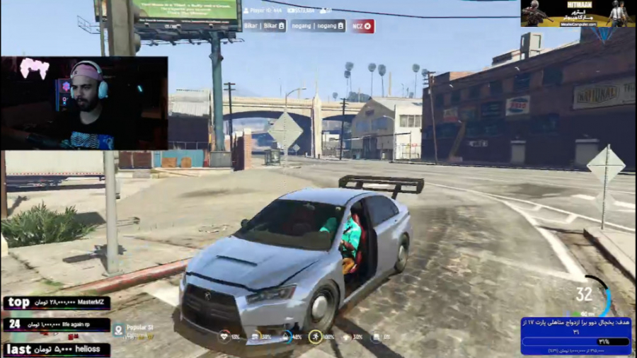 برای اولین بار جی تی ای با دست...