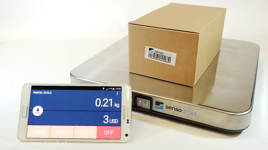 Shipping scale Android postage calculator bluetooth s