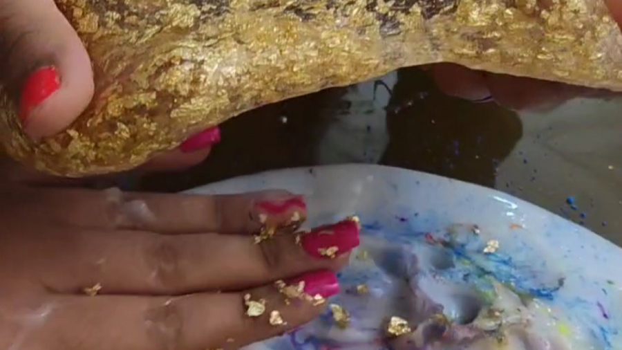 آموزش ساخت اسلایم با مامانم( ˘...