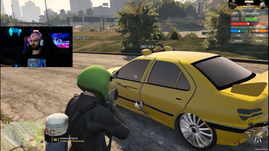 تاکسی معروف شهر مسافر ماشینمو...