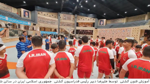 آموزش زيرگيري در كشتي توسط علي...