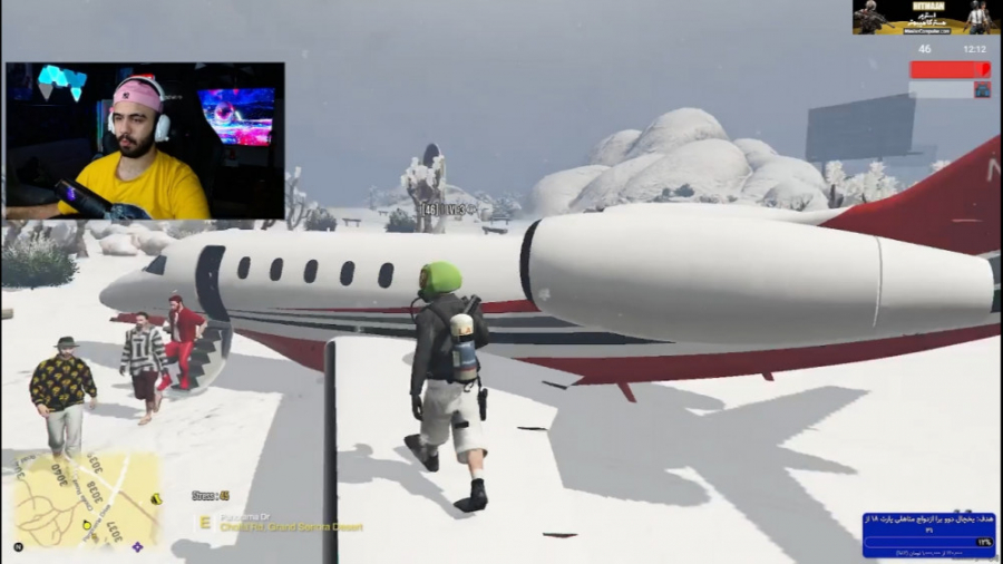 بال هواپیما کنده شد! سقوط کرد...