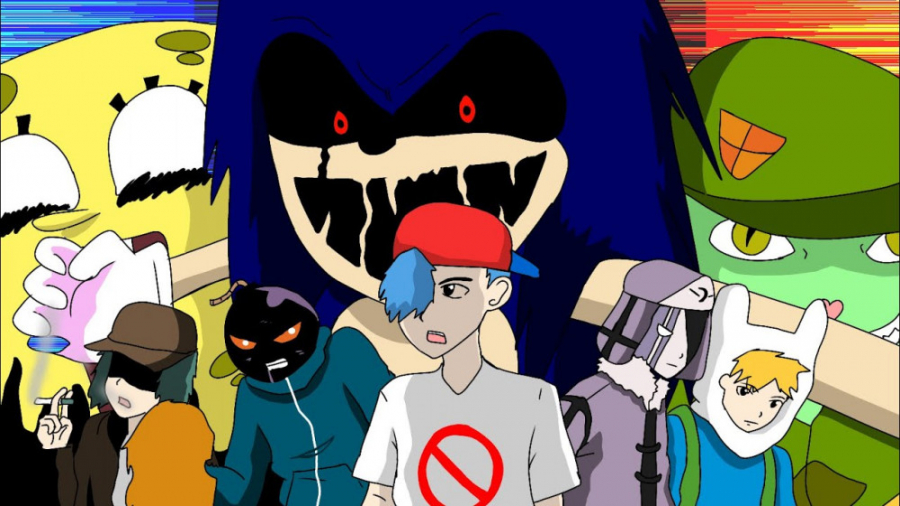 فلیپی سونیک اکس پیبی باب اسفنج...