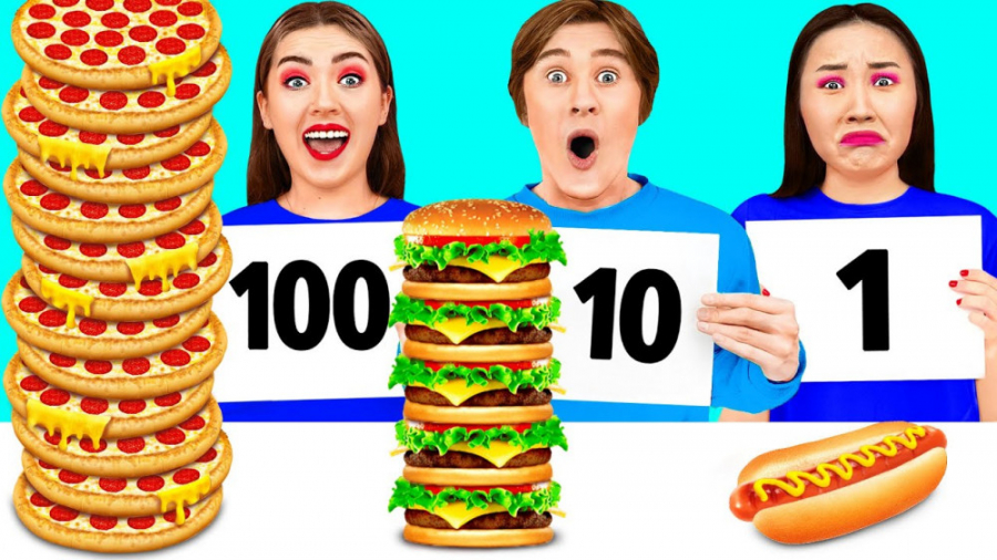 چالش خنده دار جدید  چالش غذایی...