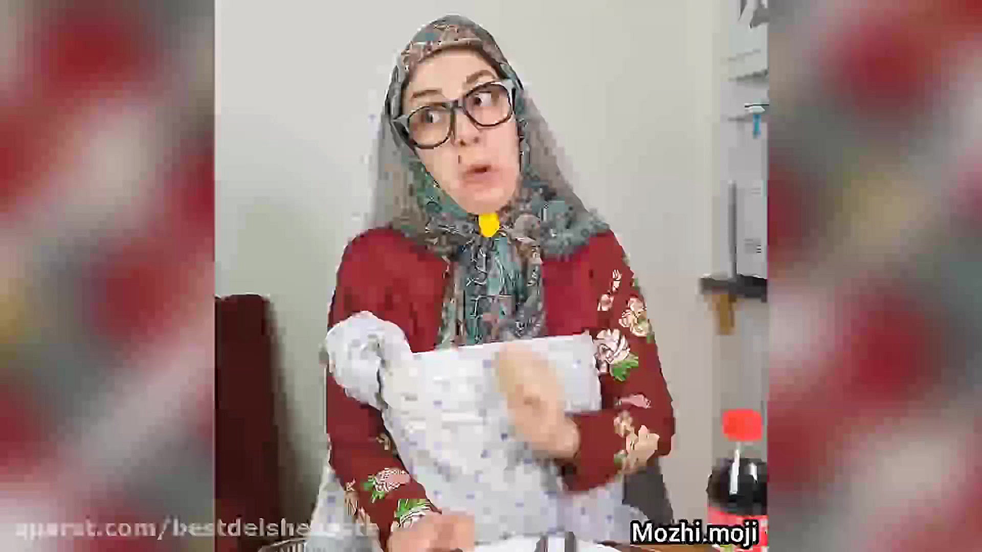 کلیپ طنز    کپشن رو بخونید