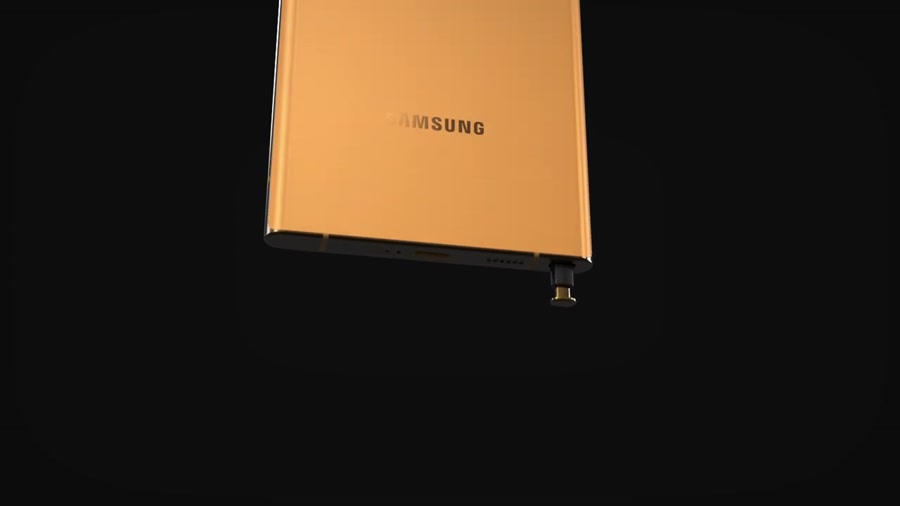 رندر گلکسی S23 اولترا طلایی رن...