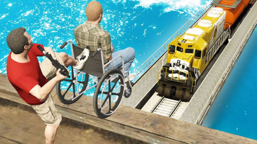 لحظات فان و خنده دار gta v......