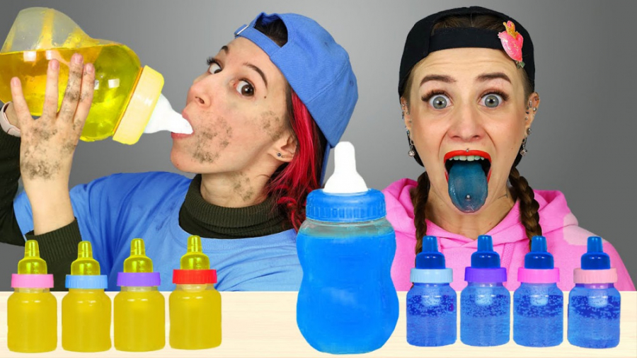 چالش خنده دار جدید  چالش غذا خ...