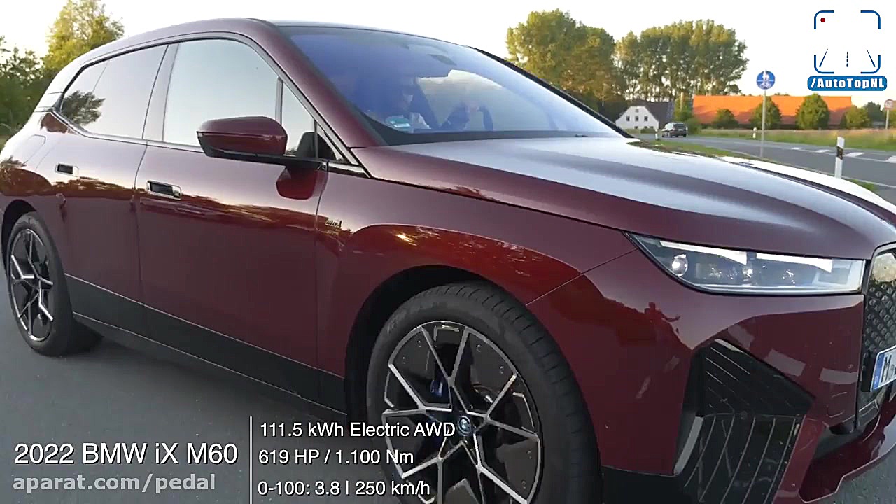 تست شتاب و سرعت ب ام و iX الکت...