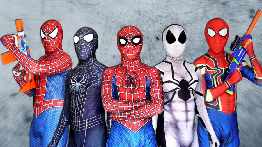 مبارزه اسپایدر من و ونوم ، چال...