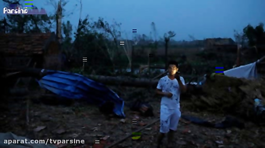 تورنادو مرگبار در چین اسلایدشو