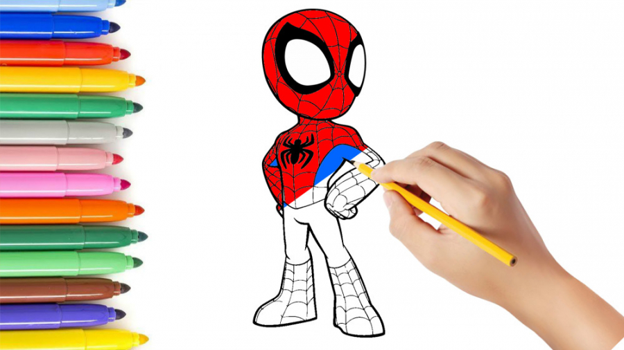 آموزش نقاشی کودکان ، نقاشی مرد...