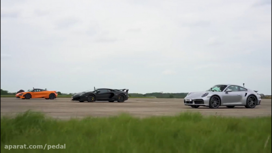 درگ هیجان انگیز پورشه 911، لام...