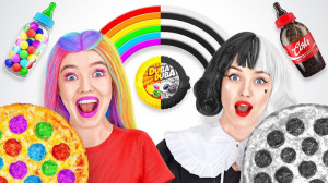 چالش غذایی بانوان  رنگین کمان...