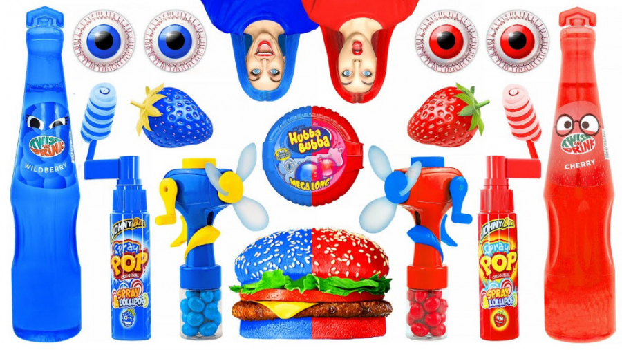 چالش غذا خوری جدید  قرمز در مق...