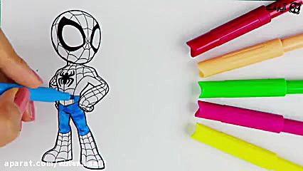 آموزش نقاشی کودکان ، نقاشی مرد...