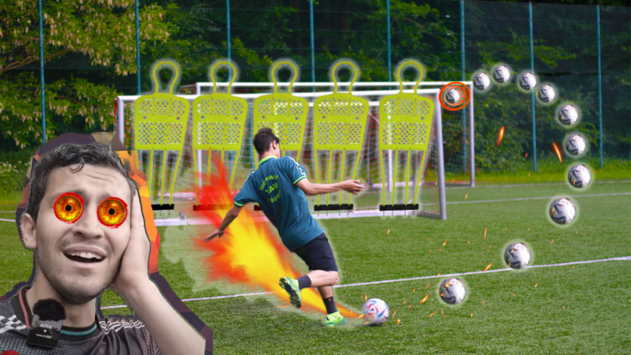 شوت فنی به گوشه دروازه