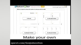 Make your own flashcards