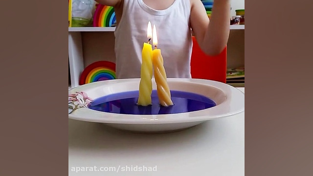 آزمایش علمی جالب و ساده