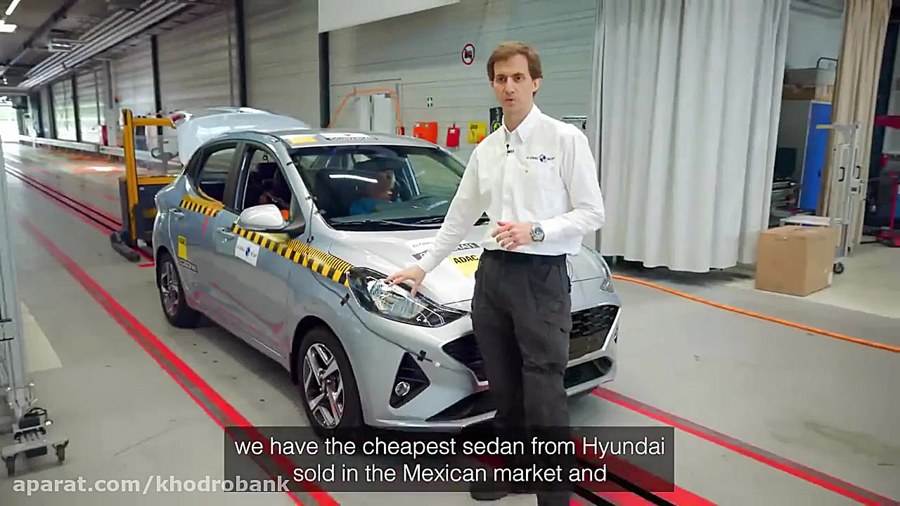 تست تصادف هیوندای گرند i10 در...