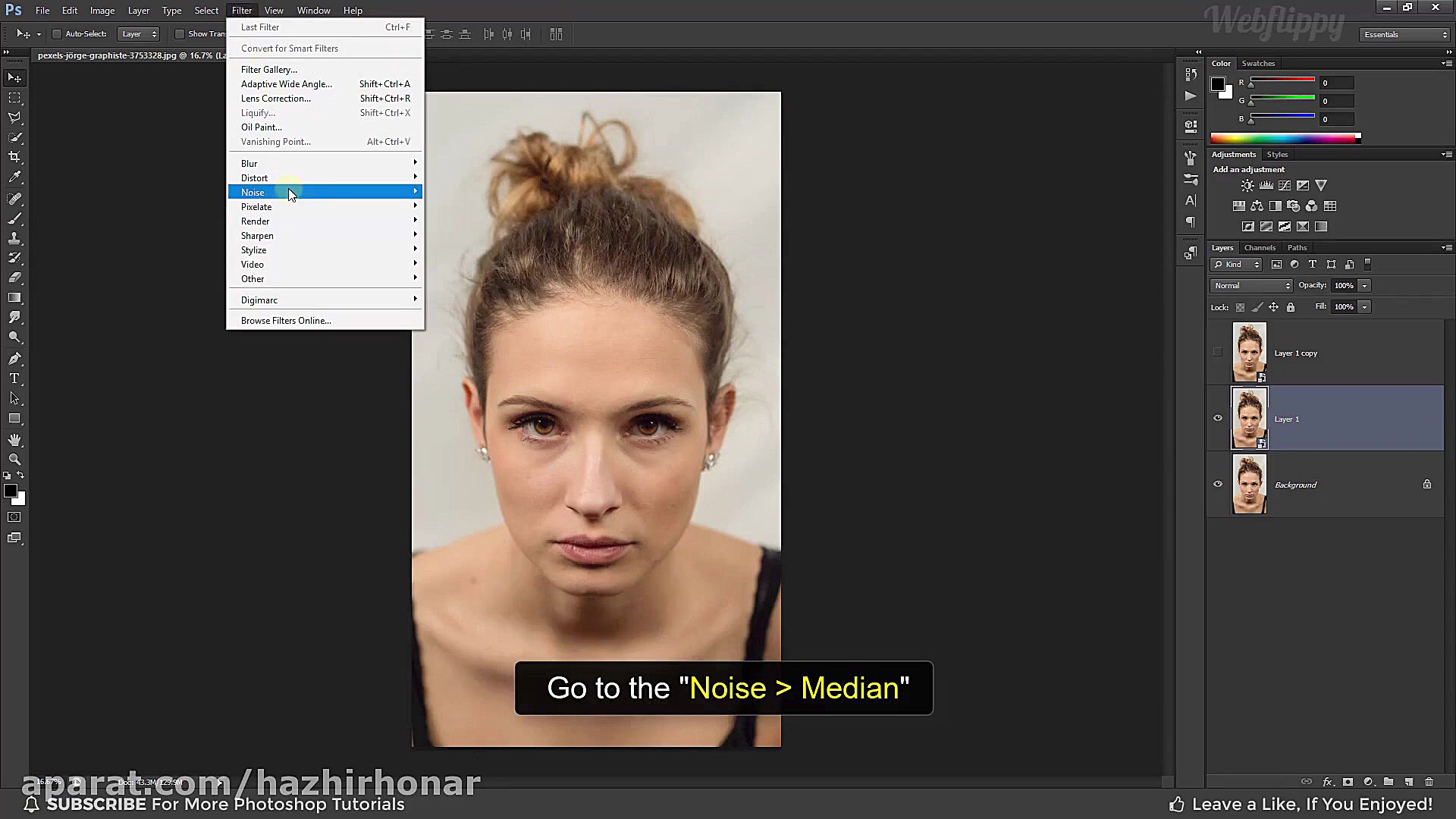 آموزش فتوشاپ نرم شدن پوست بالا...