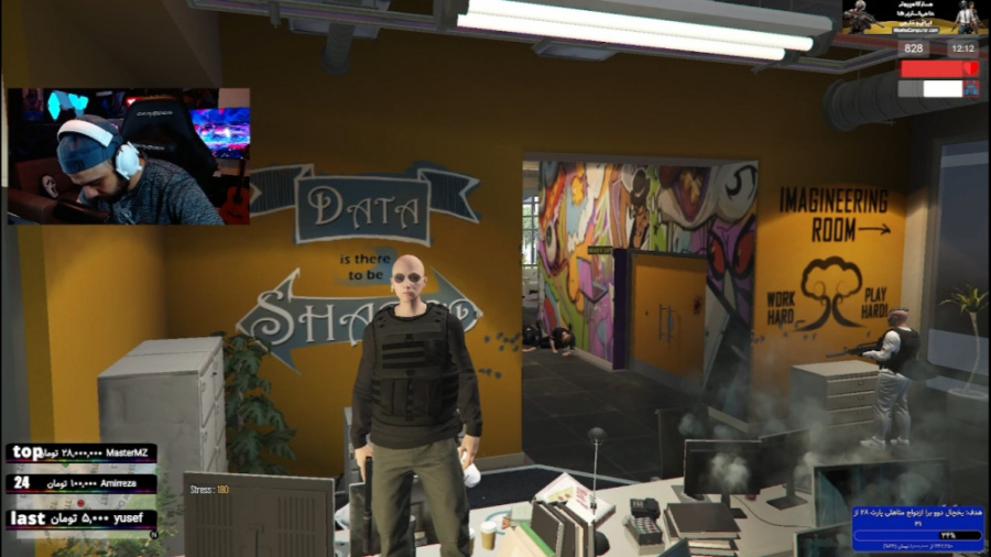 5 تا پلیس رو با پیستول انداختم...