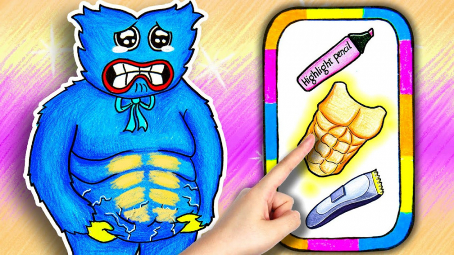 ایده کارتونی هاگی واگی  ورزش ک...