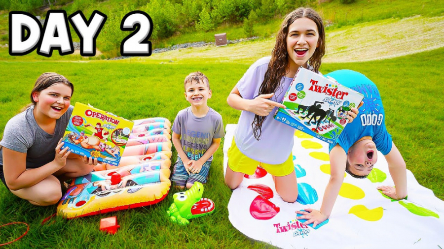 مدی و سیلا   چالش بازی در حیاط...