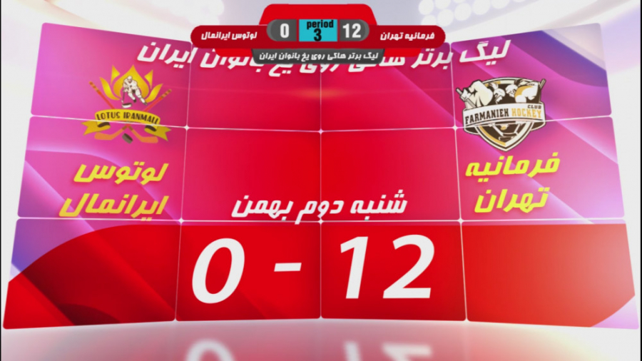 ليگ آيس&zwnj;هاکي بانوان ايران...