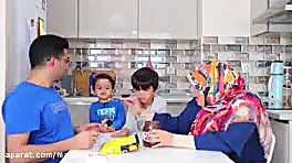 چالش خانواده ماچارتا ترکیب غذا...