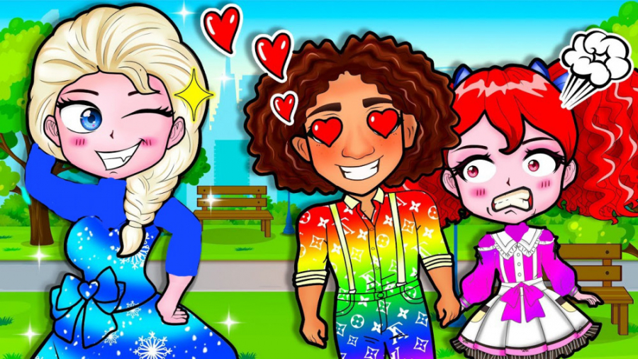 کارتون عروسک های کاغذی  السا د...