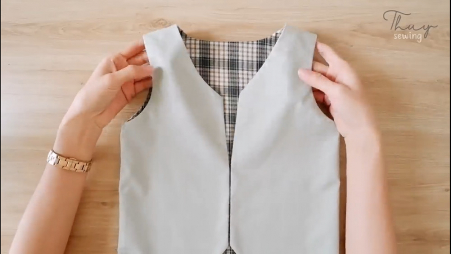 آموزش خیاطی  دوخت جلیقه برگشت...