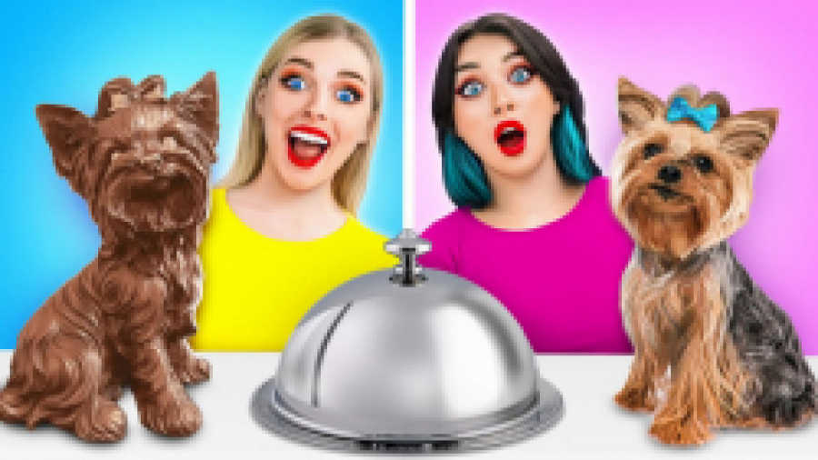 چالش غذایی شکلاتی فاندا جذاب و...