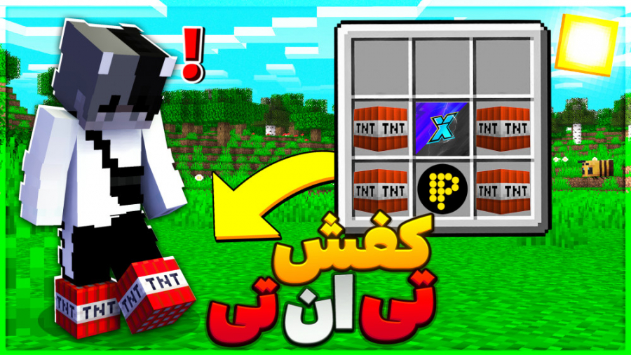 ماینکرافت اما کفش های خفن داری...