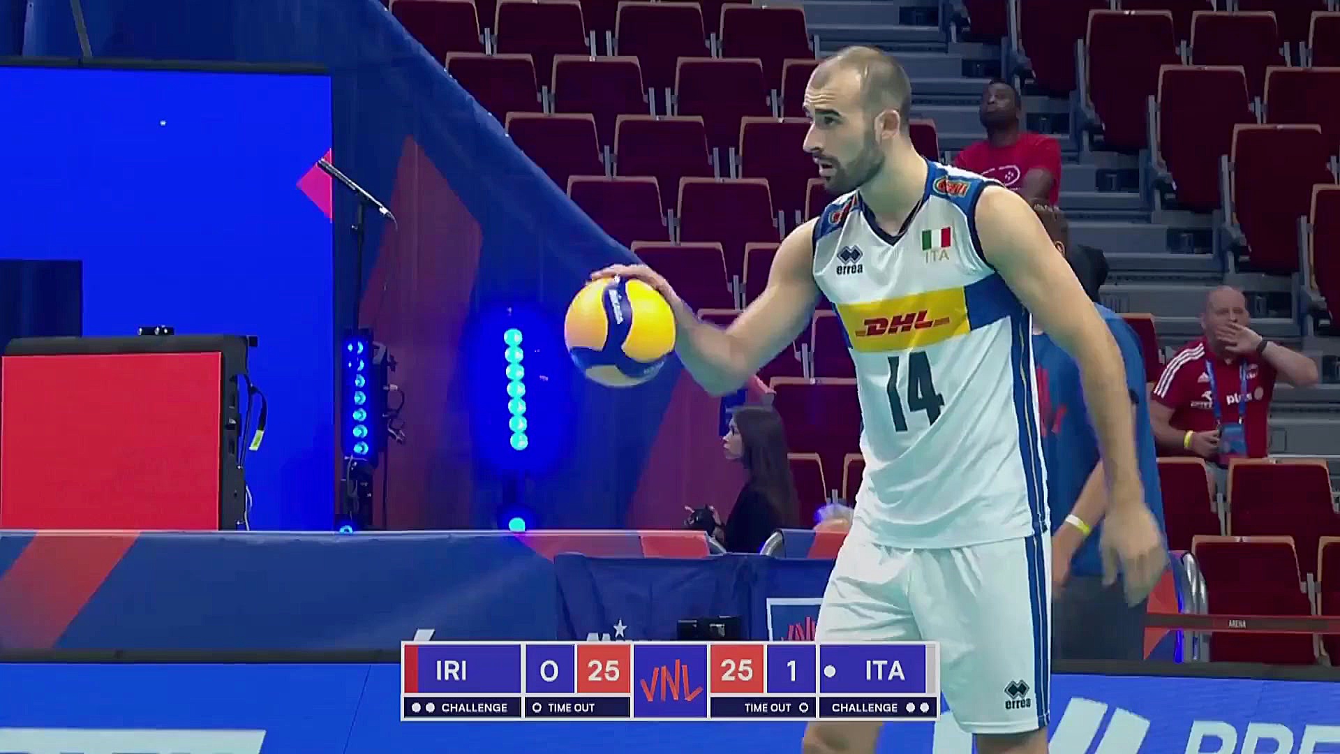 رالی جذاب در ست دوم دیدار ایرا...