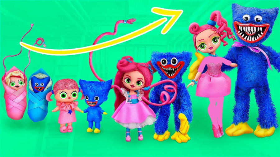 هاگی واگی و مامی لانگ لگز در ح...