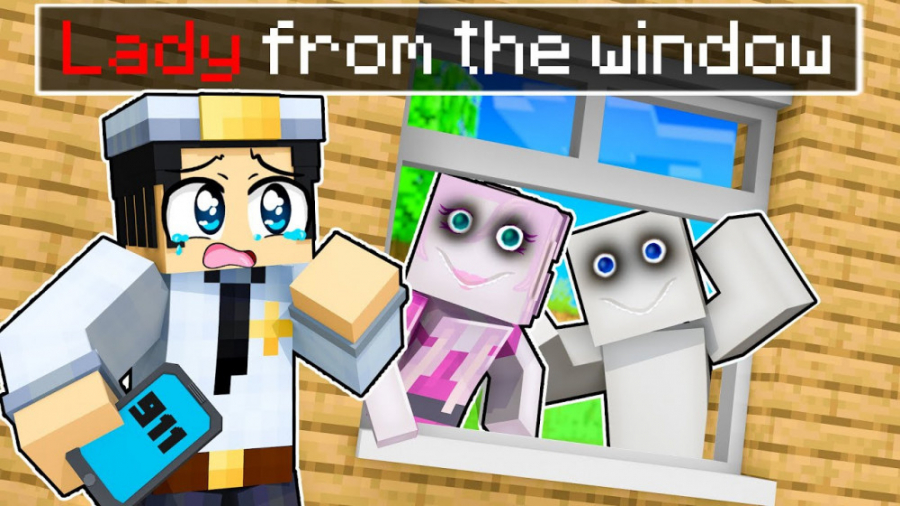 فرار از دختر مرد از پنجره در م...