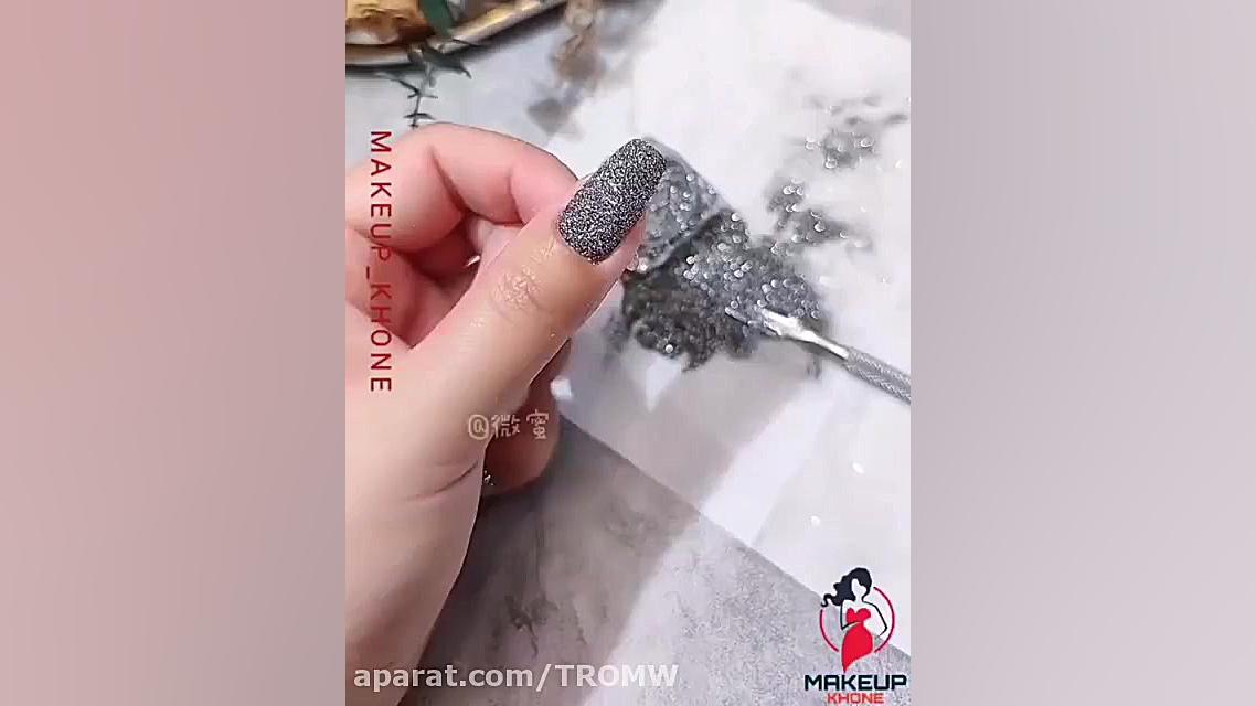 اموزش طراحی ناخن  اموزش لاک زد...