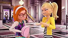 دختر کفشدوزکی و گربه ای سیاه