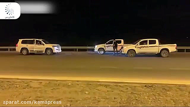 مسابقه طنابکشی بین تویوتا لندک...