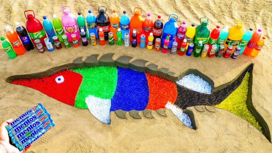 خمیر دندان فیل!!!ترکیب نوشابه...